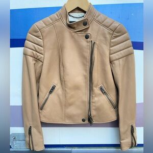 Classic Coach Buttery soft Real Leather Jacket